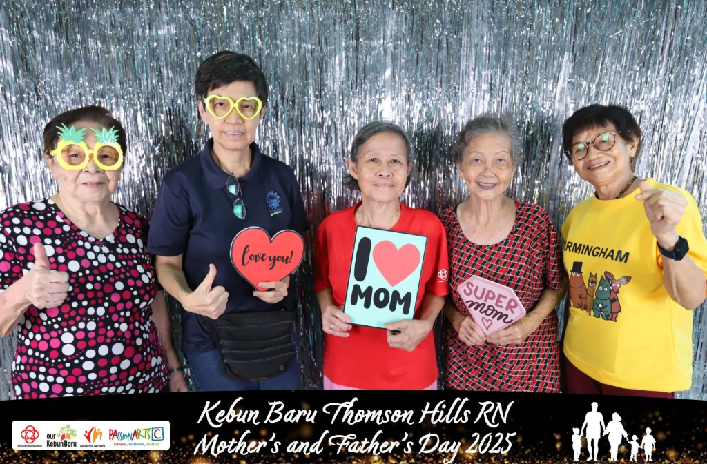 Residents and families enjoyed an afternoon of performances, games and fellowship at the Kebun Baru Thomson Hills RN Mother’s and Father’s Day Celebration.